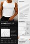 Men's Halter Neck Slimfit Corded Fabric Athlete Stretch Fabric Athlete - 6