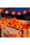 3M 20 LED Maple Leaf Pumpkin String Lights -Thanksgiving String Lights Battery Operated Fall Decor H - 6