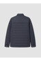 High-Quality Pieces from Çelebi Store: STANDARD Fit Straight-Cut Leather-Look Jacket with Stand-Up Collar and Mock Neck - 5