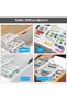 2/3 Tier Smart Collapsible Drawer Organizer,Multi Level Stacking Folding Junk Organizer, Foldable Ex - 4