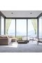 Green Willow Leaf Voile Curtains Boho Sheer Light Filtering Drapes with Vine Pattern, Rustic Rod Poc - 7