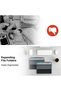 قطعتان من مجلدات ملفات أكورديون بـ 13 جيبًا وسحابات مزدوجة - أسود، منظم مستندات قابل للتوسيع بـ 12 طبقة - 7