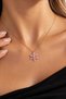 Stone Embellished, Intricate Craftsmanship, Elegant Design Women's Necklace LRN092 - 3