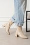 Women's Fur-Lined Zip-Up Boots, Warmly Lined, Stylish Design (Heel Height: 6 cm) - 2