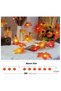 Maple Leaves String Light,Fall Thanksgiving Decorations Pumpkin String Lights,3M 20LED Halloween Pum - 4