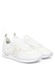 Men's Breathable Mesh Detailed Comfortable Sole White Sneaker with Eagle Logo Motif - 2