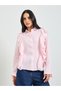 Pink Solid Long Sleeves Regular Shirt - 3