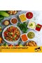 30pack Double Compartment Condiment Container Reusable Snack Container with Lids,Disposable Leakproo - 8
