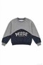 Women's Sweatshirt with Embroidered Details SWT03027 Heather Gray - 5