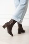 Women's Fur-Lined Zip-Up Boots, Warmly Lined, Stylish Design (Heel Height: 6 cm) - 2