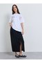 White Floral Graphic Oversized Cotton T-Shirt - 2