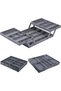 2/3 Tier Smart Collapsible Drawer Organizer,Multi Level Stacking Folding Junk Organizer, Foldable Ex