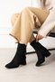 Women's Zip-Up Heeled Boots: Modern and Elegant Design, Eye-Catching Style (Heel Height: 6 cm)