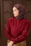 Velora Scarf, Ethnic Dark Purple - 2