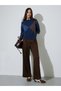 Multi-Color Argyle Long Sleeves Round Neck Knit Sweater - 2