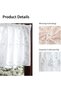 Single Piece Kitchen Window Curtain,Small Cafe Net Curtain for Small Windows, Light Filtering Short - 4