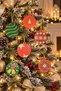 6 New Year's-Themed Decorative Hanging Christmas Tree Ornaments (Color and style subject to availability) - 3