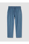 Alita City Farkıyla Lcwaikiki Classic Blue Denim Straight Carrot & Carrot Cut Elastic Waistband Slim Fit Leg - 5