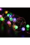 أضواء سلسلة كروية LED، أضواء كرات مزخرفة مقاومة للماء للعطلات، تعمل بمنفذ USB، باللون الأبيض - 6