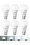 6 Pack Dimmable Bayonet Light Bulb, 9W 6500K Cool White, 800LM