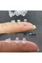100pcs Clear Silicone Earring Backs – Soft Hypoallergenic Rubber Replacement Ear Studs and Hoops Loc - 5