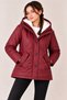 Premium Faux Leather Winter Coat with Fur-Lined Hood for Girls - 4