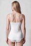 Women's Cotton 3-Pack Basic Tank Top (No Adjustable Straps), White - 3