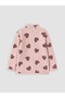 Two Mt Shop Quality Pink Patterned Girls' Cardigan - 3