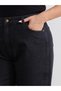 Soulife Black Denim Straight Mom Jeans with High-Waisted Tapered Legs—The ALITA CITY Difference - 4