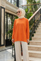 Basic Knit Rayon Tunic 902 Orange - 3