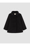 Trendy Picks from Kübra Butik: Fur-Trimmed Girls' Coat with Peter Pan Collar - 3