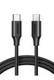 كابل USB C بطول 2 متر، شحن سريع بقوة 100 واط من النوع C لأجهزة الكمبيوتر المحمول، iPhone، Samsung