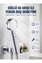 Bathroom Shower Head with Waterfall Mist and Massage Feature