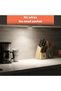 6 Pack Mini Touch Lights, Wireless Under Cabinet Light Round Tap Push Button Light, Self Adhesive Ba - 2
