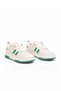 White and Green Lace-Up, Thick Sole, Unisex Walking and Sneakers Foor - 4