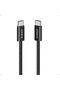 كابل زولو من USB C إلى USB C، كابل شحن سريع 240 واط، (1 متر، أسود)