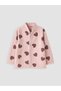 Two Mt Shop Quality Pink Patterned Girls' Cardigan