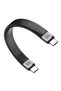 كابل USB C قصير 240 واط، كابل شحن ونقل بيانات USB Type C PD يدعم نقل البيانات بسرعة 40 جيجابت في الثانية، متوافق مع USB4