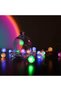أضواء سلسلة كروية LED، أضواء كرات مزخرفة مقاومة للماء للعطلات، تعمل بمنفذ USB، باللون الأبيض - 5