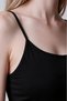 Women's Cotton 3-Pack Set of Basic Tank Tops (No Adjustable Straps) in Black, White, and Nude - 6