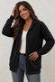 Moxy Unisex Zippered Hooded Two-Thread Raster Sweatshirt Comfortable Fit Basic Cardigan with Kangaroo Pocket - 2