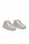 Silver-Gray Lace-Up Thick Sole Unisex Walking and Sneakers, Code 412 - 4