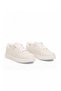White Lace-Up, Thick Sole, Unisex Walking and Athletic Sneakers Foor - 4