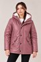 Premium Faux Leather Winter Coat with Fur-Lined Hood for Girls - 5