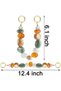 Phone Charm, Retro Beaded Strap Bracelet, Beaded Phone Charm - 2