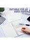 ملاحظات لاصقة شفافة، 2 دفتر، 100 ورقة، مقاس 5.5 × 8 بوصة، مقاومة للماء، كبيرة الحجم، ذاتية اللصق. - 5