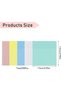 Transparent Sticky Notes, 250 Sheets 3 x3 inch Pastel Sticky Pads Clear Sticky Notes Self-Stick Note - 2