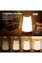 Touch Lamp, Night Light Lamp, Portable Table Sensor Control Bedside Lamps with Quick USB Charging Po - 3