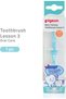 Training Tooth BrUSh, Extra Soft Bristles, Grip, Lesson 3, Blue - 2