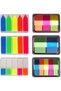 Sticky Tabs Page Markers, 500pcs Translucent Sticky Notes Book Tabs Colored Writable and Repositiona